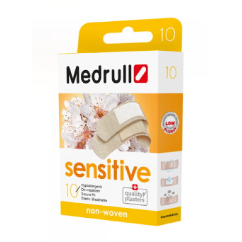 Лейкопластырь ԲԺՇԿԱԿԱՆ ՊԱՐԱԳԱՆԵՐ Սպեղանի `Sensitive` x 10 Medrull